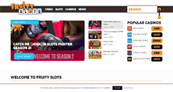 Desktop Screenshot of fruityslots.com